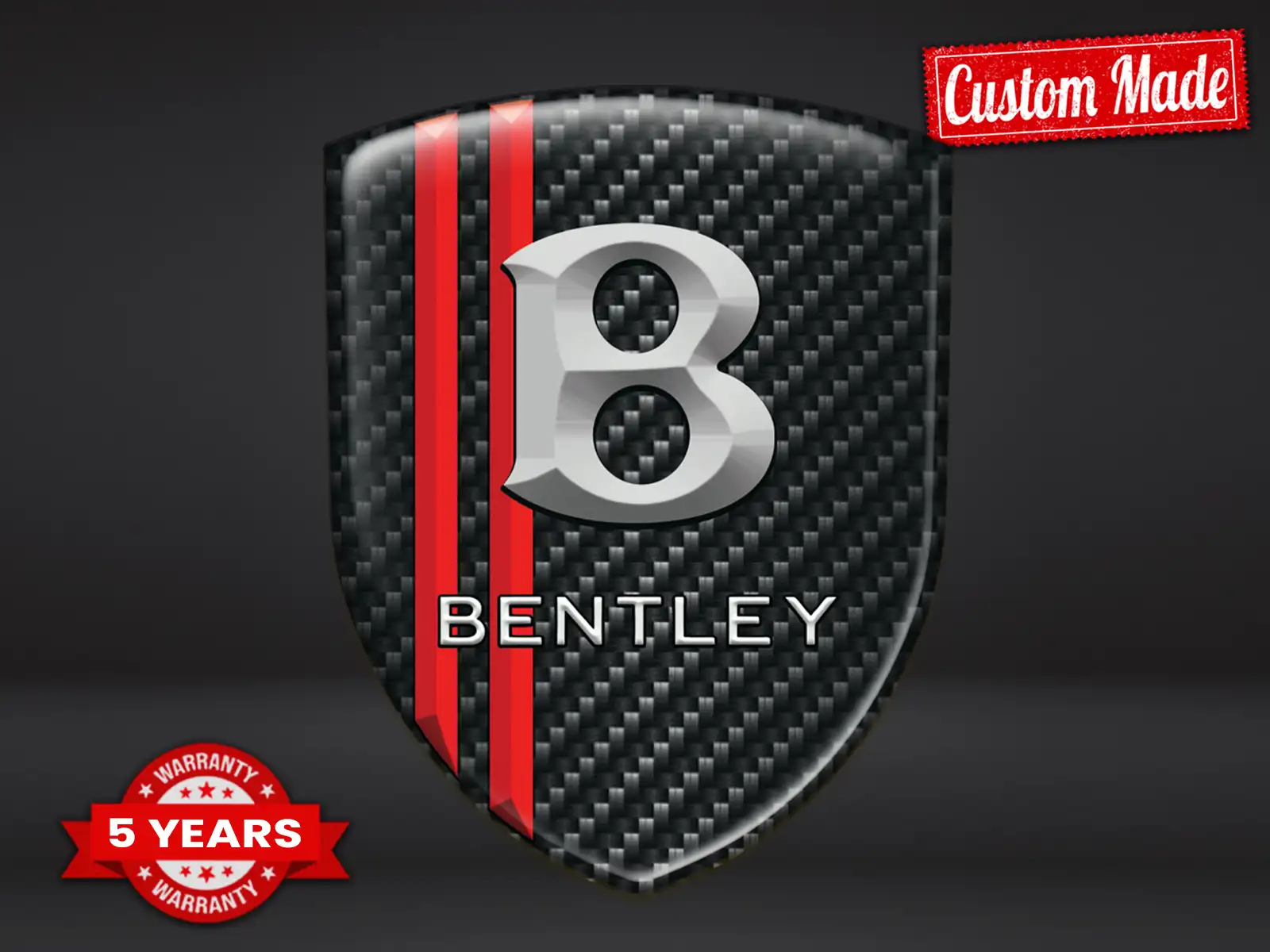 Bentley Autoaufkleber Anpassbar Modern Professionell